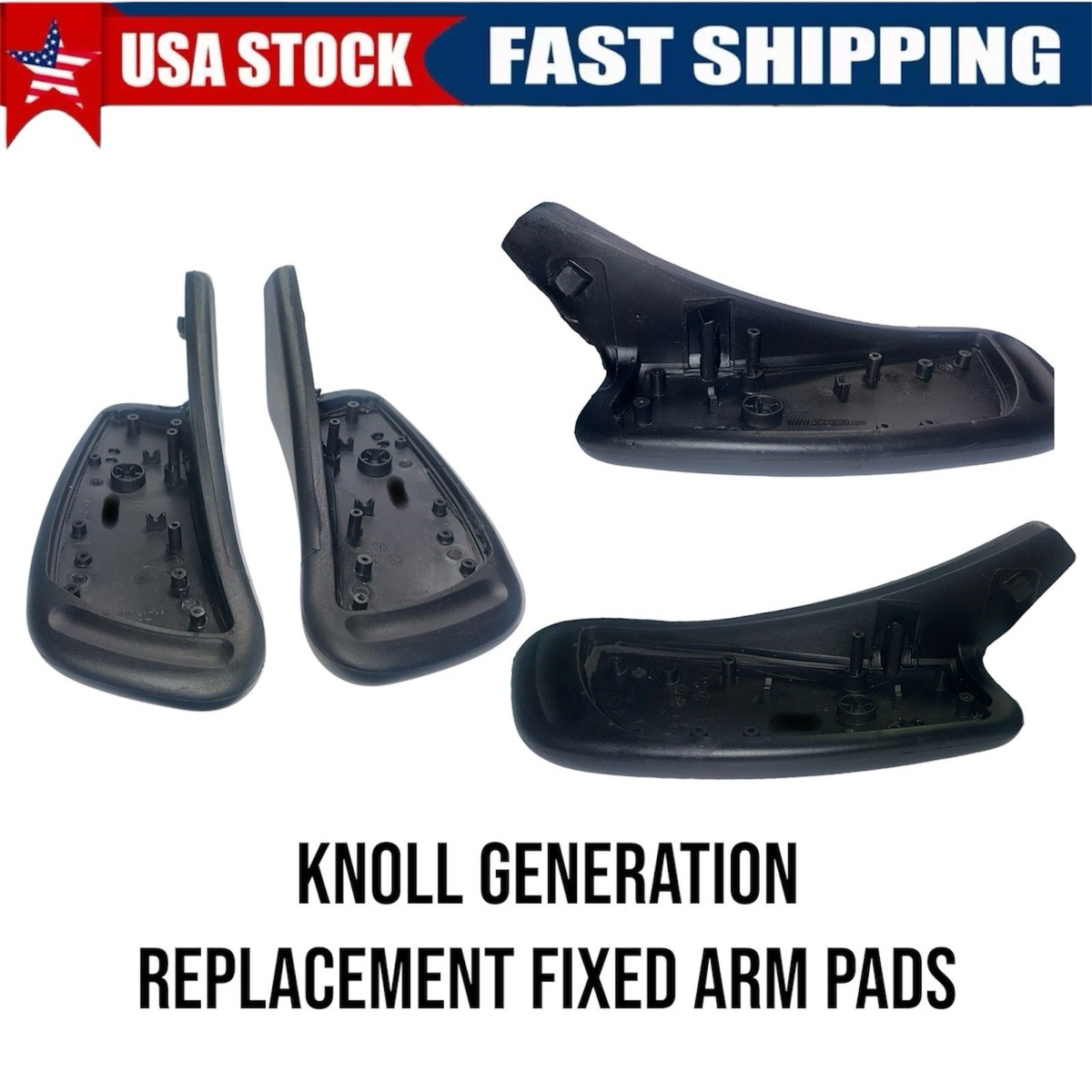 Knoll Generation Office Chair Replacement Arm Pads - High Performance