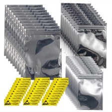 Antistatic Bags ESD Shielding Bag with Large, 30pc 3 sizes ziplock