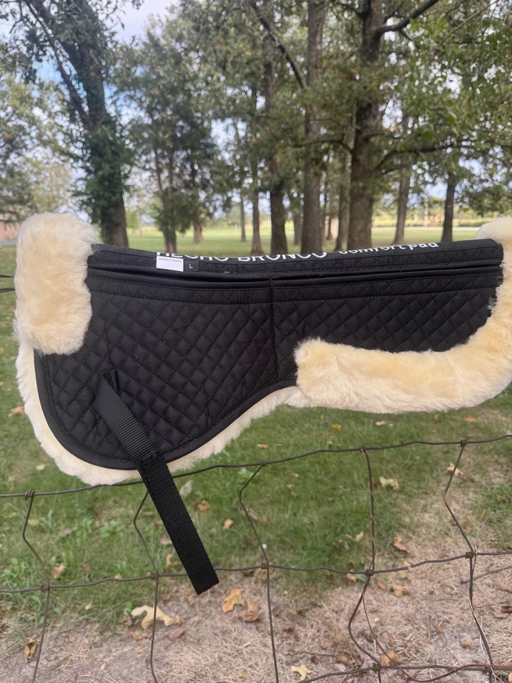  NEW Australian Sheepskin Correction Half Pad Rear Trim, Shims spine Free  - Image 4 of 4