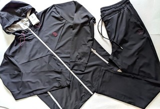 CHAQUETA Y PANTALÓN CHÁNDAL BRUNELLO CUCINELLI HOMBRE NEGRO VERANO TALLA L