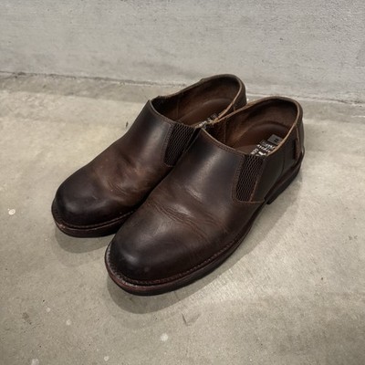 BRUT Archives Tout-Terrain Brown Leather Men's Slip-On Loafer Shoes US 7 EU 40