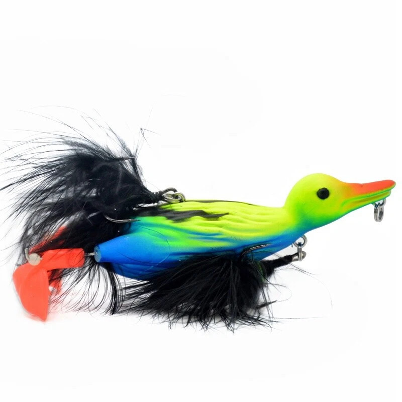 6PCS/Set 12cm/28g Topwater Bait Suicide Duck Fishing Lure Swimbait Propeller - Image 7