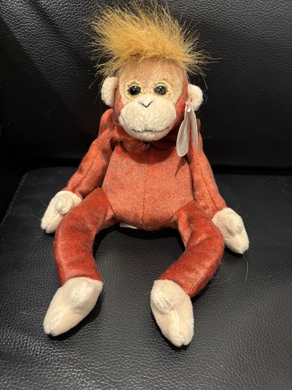Ty Beanie Baby Schweetheart Monkey Plush, 1999, Ages 3+