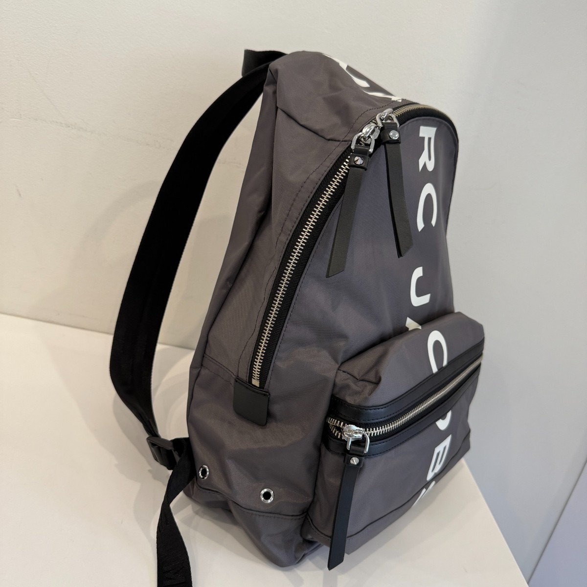Marc Jacobs Suspiria Logo Print Nylon Backpack Unisex Lightweight