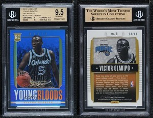2013 Panini Select Young Bloods Blue Prizm /49 Victor Oladipo BGS 9.5 Rookie RC