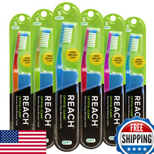 Reach Crystal Clean Toothbrush Soft Bristles 1 Count Pack Of 6 Mkafv-1491