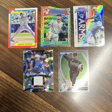 Topps Panini Bowman Kumar Rocker 5 Card Rookie Lot Rangers Vanderbilt Chrome