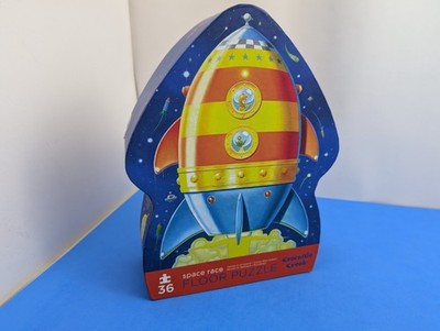 Crocodile Creek Space Race Floor Puzzle for Kids 36 Pieces