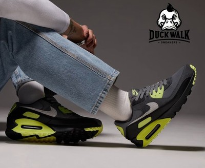 Nike Air Max 90 Shoes Smoke Gray Black Photon Dust DM0029-012 Men's Sizes NEW