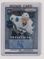 2013/14 PANINI PRIZM NICKLAS JENSEN PRIZM AUTO ROOKIE #A-NJ