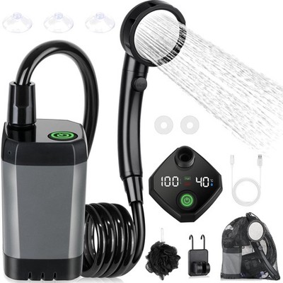 Camping Dusche, tragbar, , 6000mAh Akku, 4 Wasser-Modi, Outdoor Set