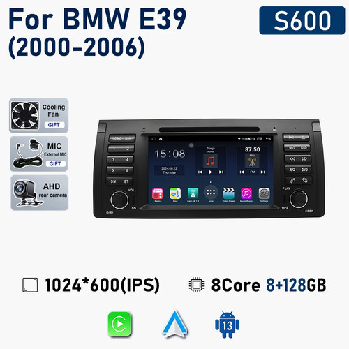 For BMW E39 E53 2000-2006 Android Car Radio Carplay Multimedia Player GPS Screen - Picture 18 of 39