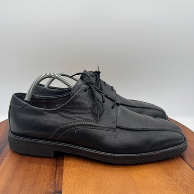 Mephisto Shoes Mens 11 Black Leather Goodyear Bicycle Toe Oxfords Lace Dress