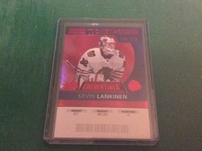 2021-22 Upper Deck Credentials - 2020-21 Debut Ticket Access Kevin Lankinen #96
