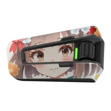 For Cardo Packtalk Neo Edge Pro Wrap Stickers Matte Decal Cafe Maid Girl