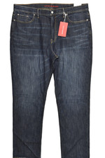 Pantalones de mezclilla elásticos rectos deportivos Lucky Brand azul barita 44x34 para hombre NUEVO