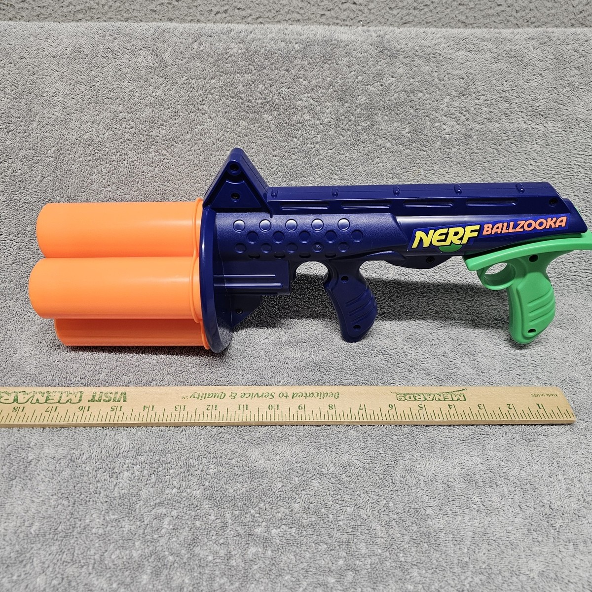 NERF Ballzooka 1994 Kenner Pump Action Blaster 5 Barreled Toy Gun