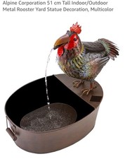 Outdoor Water Fountain for Garden, Patio, Deck, Porch - Yard Art Decor