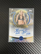 2025 Topps WWE Universe Trish Stratus Blue Pulse On-Card Auto /199 