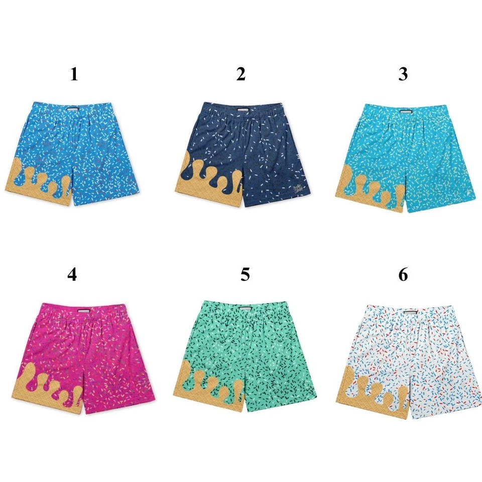 Pantalones Cortos Hawaianos de Béisbol Helado Goteo Niños Personalizados Juveniles Equipo Deportivo Regalo Foto 2 de 4