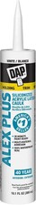 DAP Alex Plus Acrylic Latex Caulk, White, 10.1 Oz 7079818152 Oz, White