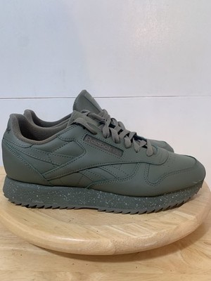 Reebok CLASSIC LEATHER RIPPLE Olive Men s 9.5 **No Box**