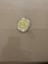 Gold Dogecoin Coins Commemorative 2023 New Collectors Gold Plated Doge Coin