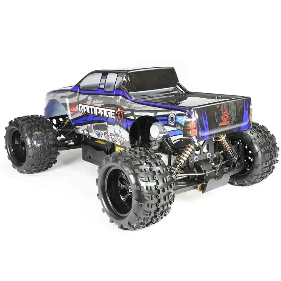 Redcat Rampage XT Offroad Monster Truck - 1:5 Gas Powered RC Truck Blue RER03145 - Image 3 of 4