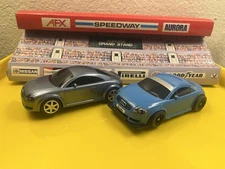 SCALEXTRIC/FLY 1/32 Slot Cars Lot Of TWO AUDI TT'S ONE RACER ONE STREET CAR COOL