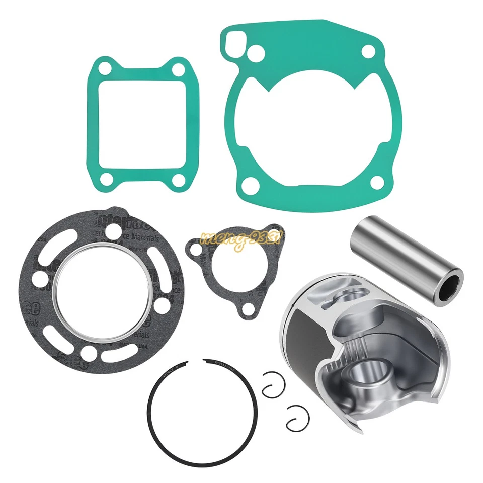 Juego de juntas de pistón y motor de extremo superior 47 mm tamaño B 1986-1991 para Honda CR80R CR 80R Foto 4 de 4
