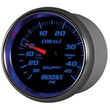 Auto Meter Boostvacuum Gauge 7908 Cobalt Boostvacuum 30 Inhg To 45 Psi 2-58