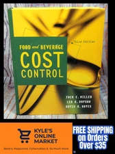 Food and Beverage Cost Control by Jack E. Miller (2004 Hardcover) w/ Floppy Disk