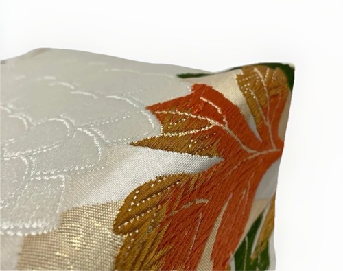 Einzigartige Vintage japanische Kimono Obi Beuteltasche Tasche Handarbeit Upcycling Blumen Handtasche - Bild 10 von 10
