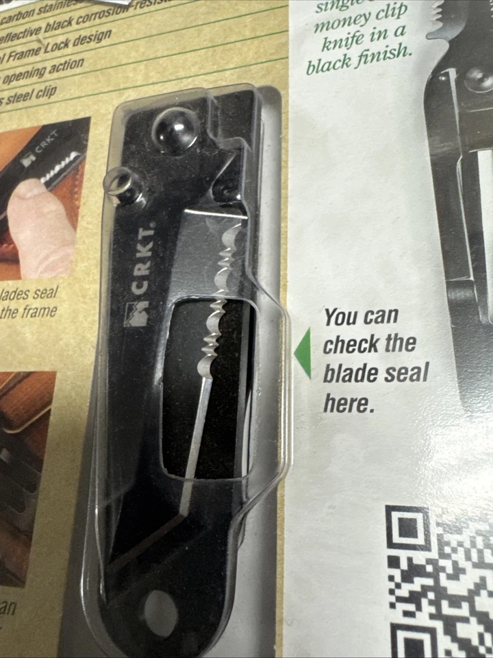 CRKT Columbia River Ed Halligan H.U.G. Lâmina de pasta de faca de bolso HUG Design - Imagem 4 de 4