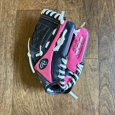 Rawlings Baseball Glove Girls Pink Right Hand Thrower Youth PL91PB