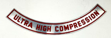 1965-1968 Oldsmobile Ultra High Compression Air Cleaner Decal Emblem Aluminum 1965-1968 Oldsmobile Ultra High Compression Air Cleaner Decal Emblem Aluminum