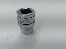 Snap On Tools FS121 3/8 Dr 6Pt SAE 3/8 Flank Dr Shallow Chrome Socke (SNP057555)