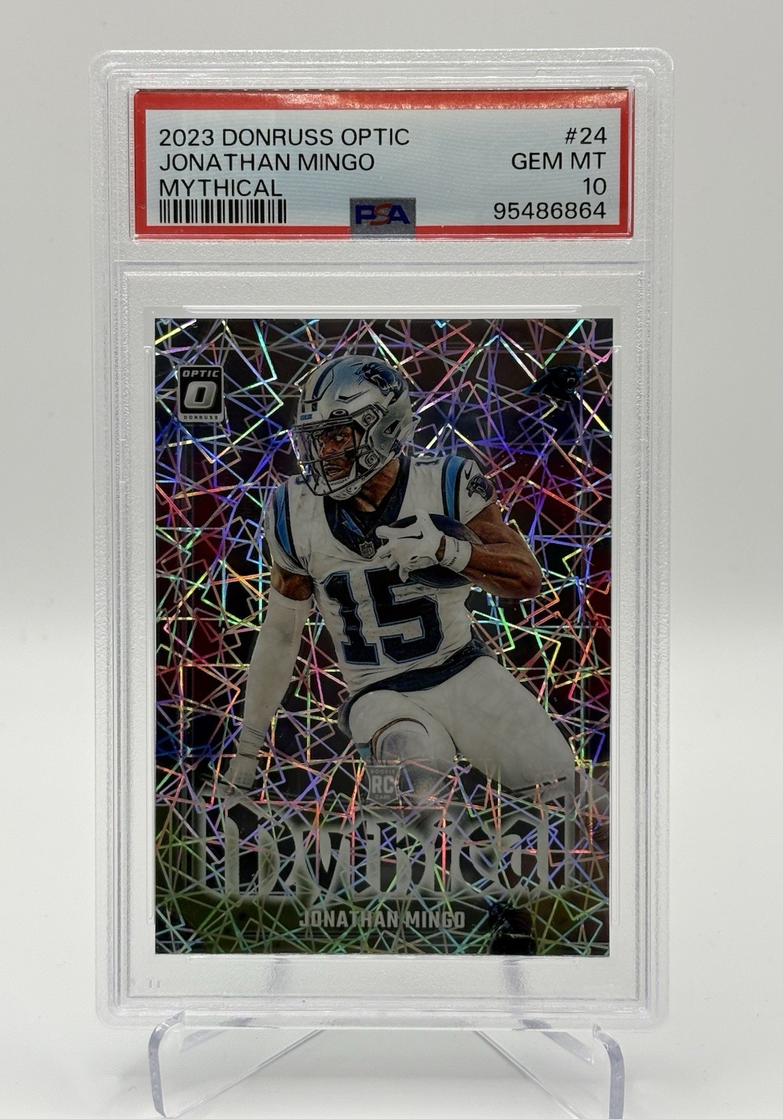 2023 Panini Donruss Optic - Mythical Jonathan Mingo #24 (RC) PSA 10