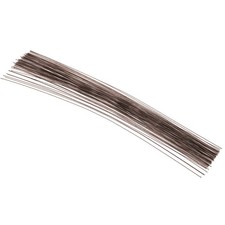22 Gauge 16" Blumenstieldraht f&uuml;r Floristik, 100 St&uuml;ck Papierumwickelt Braun