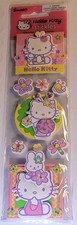 Sanrio Hello Kitty Multicolor Glossy Glitter Stickers Animation Studio 2005