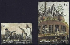 2019 Norfolk Island SG#1295/96 Mutiny on the Bounty set of 2 Mint MUH MNH