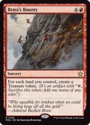 Brass's Bounty [Foundations] #190 Rare MTG