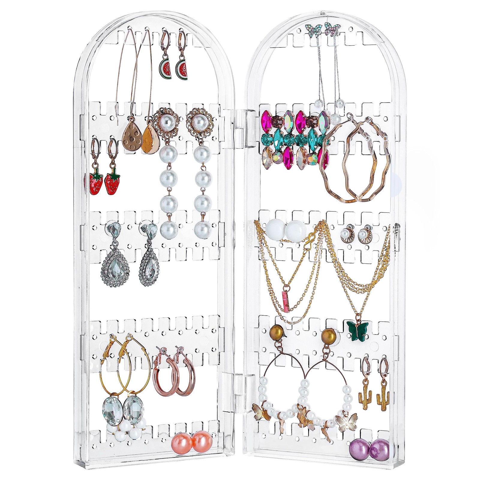 Акриловый органайзер Faltbarer Schmuck - 5 этажей и 2 панели для хранения Армбендер 2290₽
