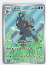 Golurk Holo Illustration Rare SV: Black Bolt 123/086 NM on eBay