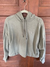 sweaty betty Hooded Cropped sweatshirt Large Green
