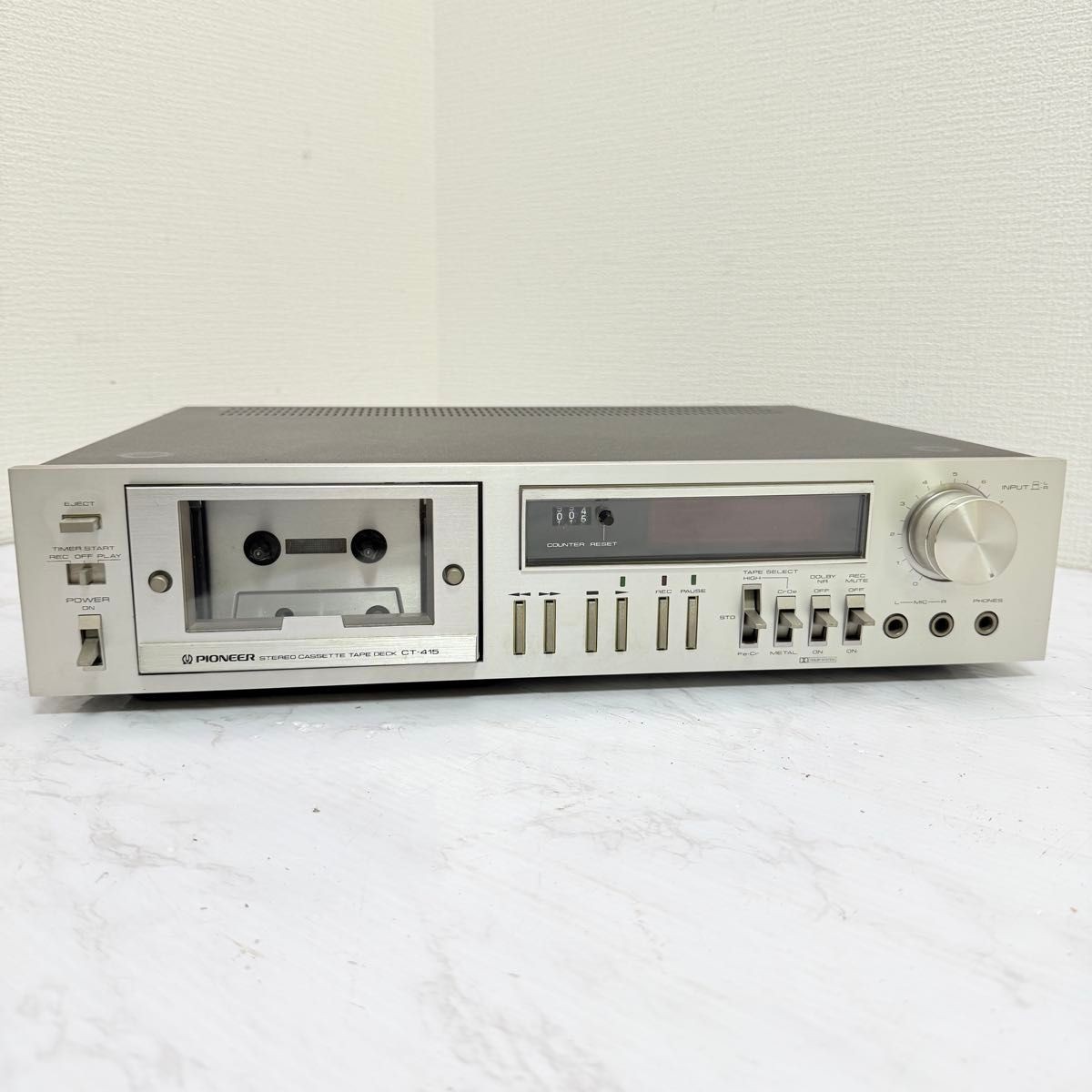 Pioneer CT-415 Vintage Stereo Cassette Tape Deck Audio Component