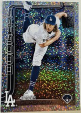 2025 Topps Series 1 - Tyler Glasnow #201 Confetti Foil Celebration Dodgers