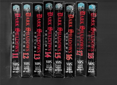 Dark Shadows Series VHS Tape Collection Volumes 11-25 *non-rental*