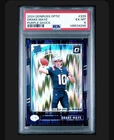2024 Panini Donruss Optic - Rated Rookie Drake Maye #229 Purple Shock Prizm (RC)