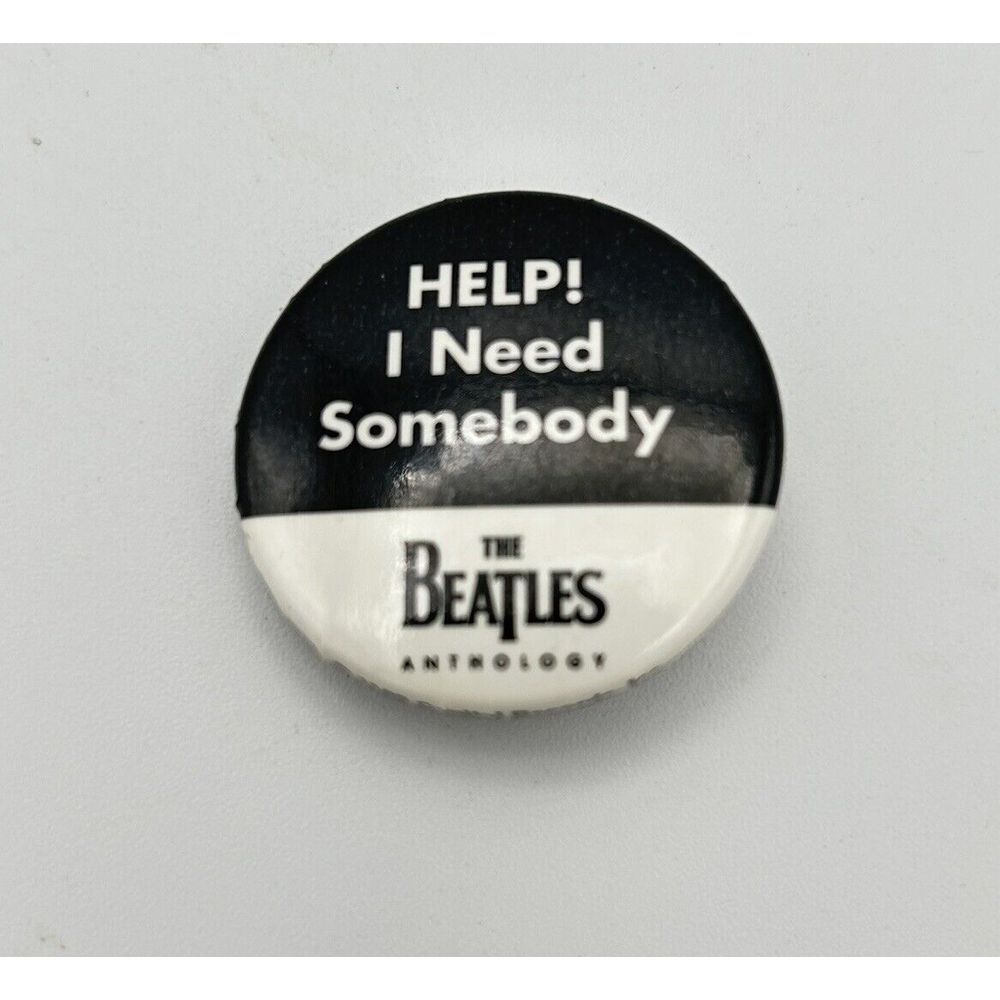 1995 The Beatles Anthology Pin Button Promo 